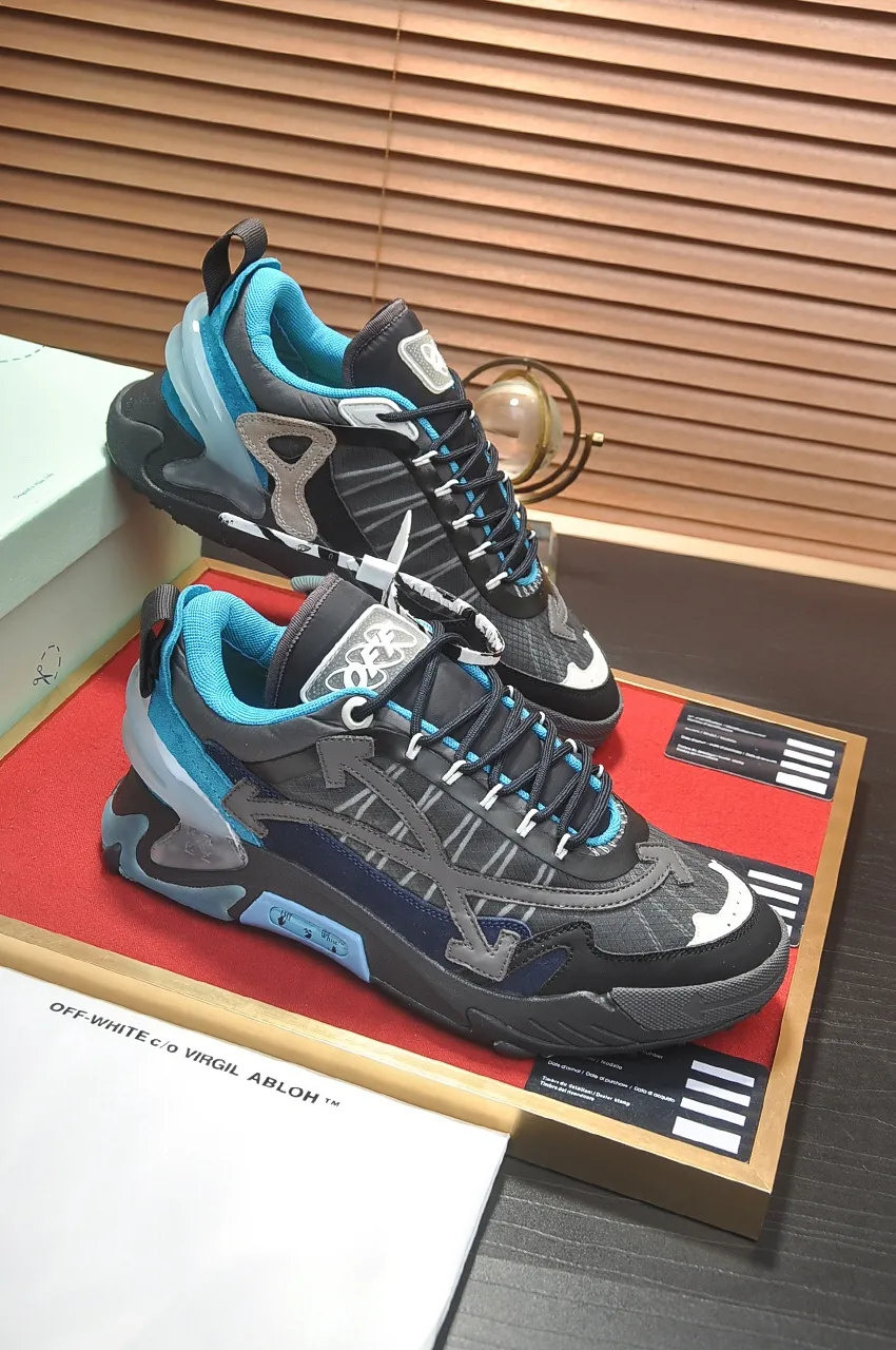 Men's men's shoes💰660💶【off-white】👫 Original one-to-one replica, high-end quality🥳The latest model has not been listed on the official website yet, the top version. Fabric: Imported open-edge beaded laminated leather Lining: Imported breathable mesh Outsole: New material imported TPU combination sole Male 38-44 (customized at 45)